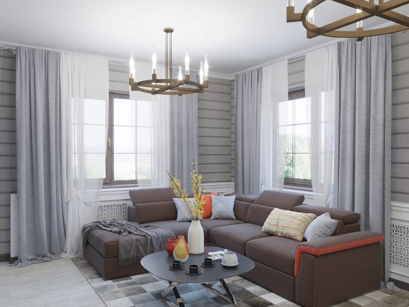 Обложка проекта: Дом из бруса "для родителей"