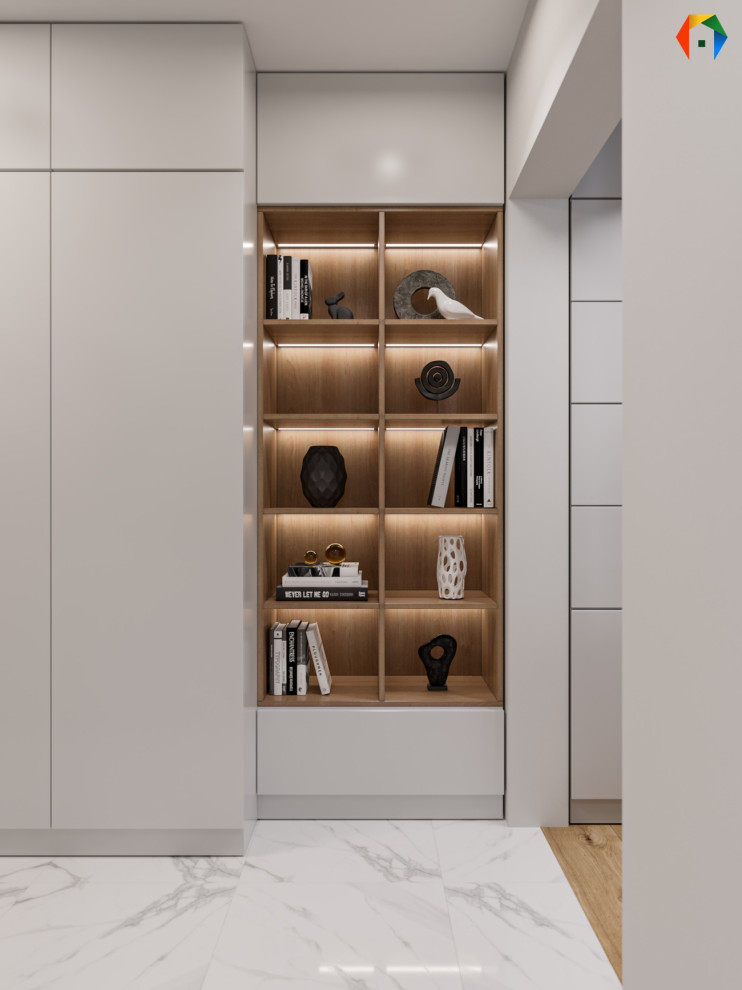 Золотой треугольник. Дизайн проект с преобладающим скандинавским стилем