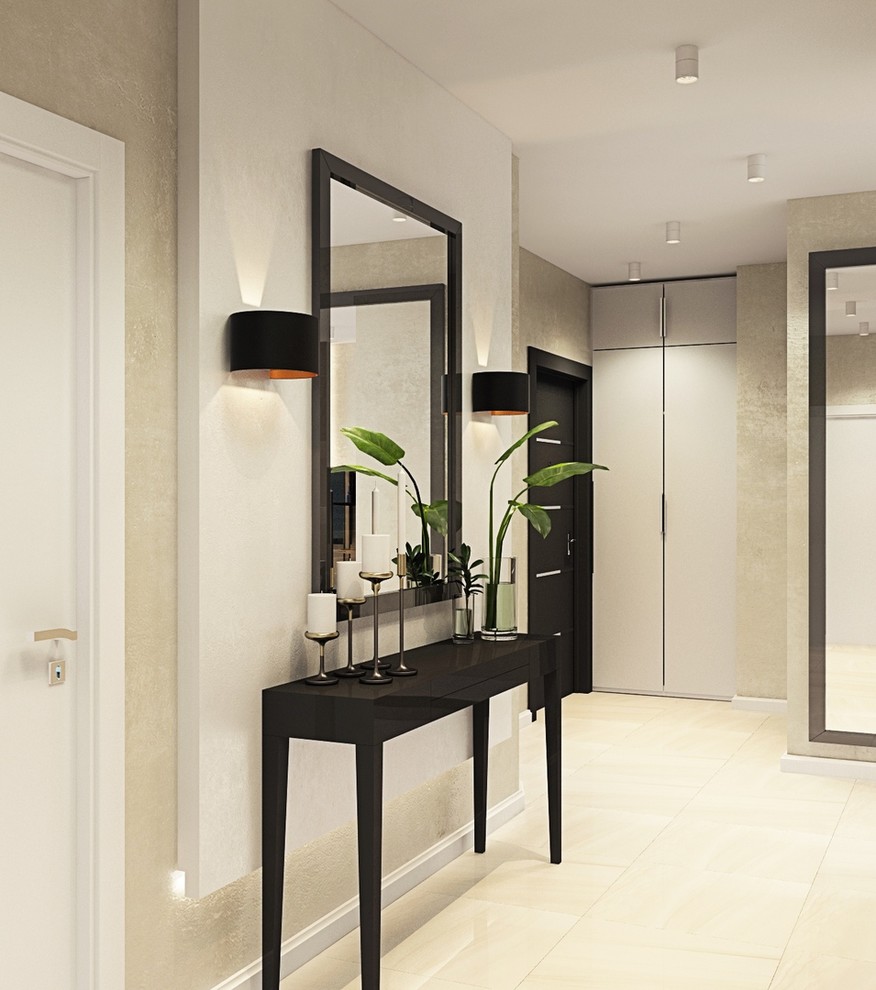 Дизайн - проект 3к. кв 96 м2 для молодой семьи в ЖК "Никольский"