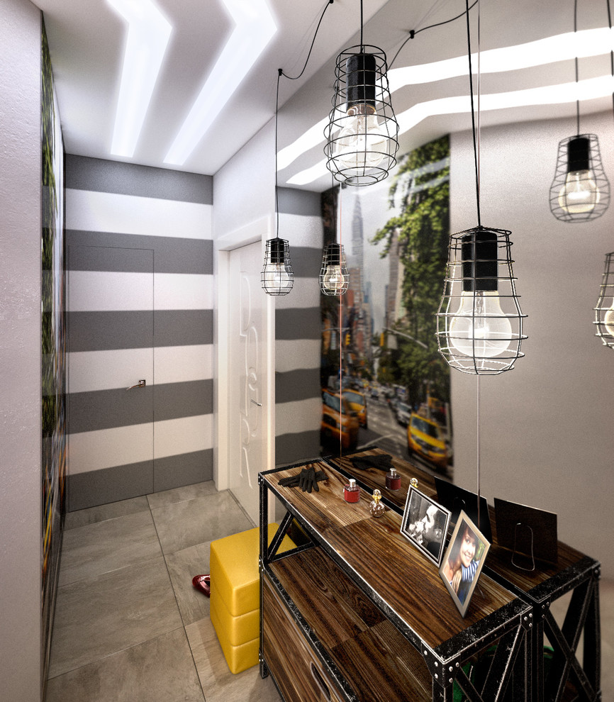 Урбанистический дизайн малогабаритной квартиры по мотивам Нью-Йорка