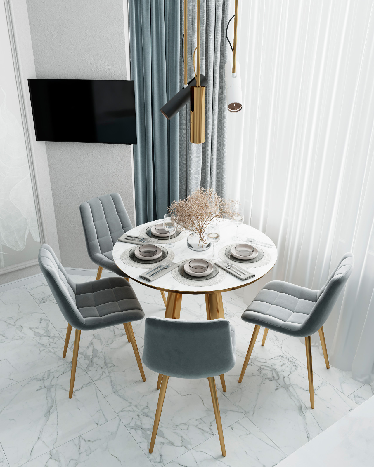 Интерьер квартиры неоклассика