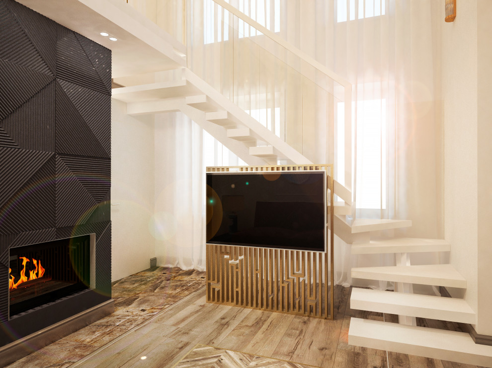 Двухуровневая квартира "Золотые блики"