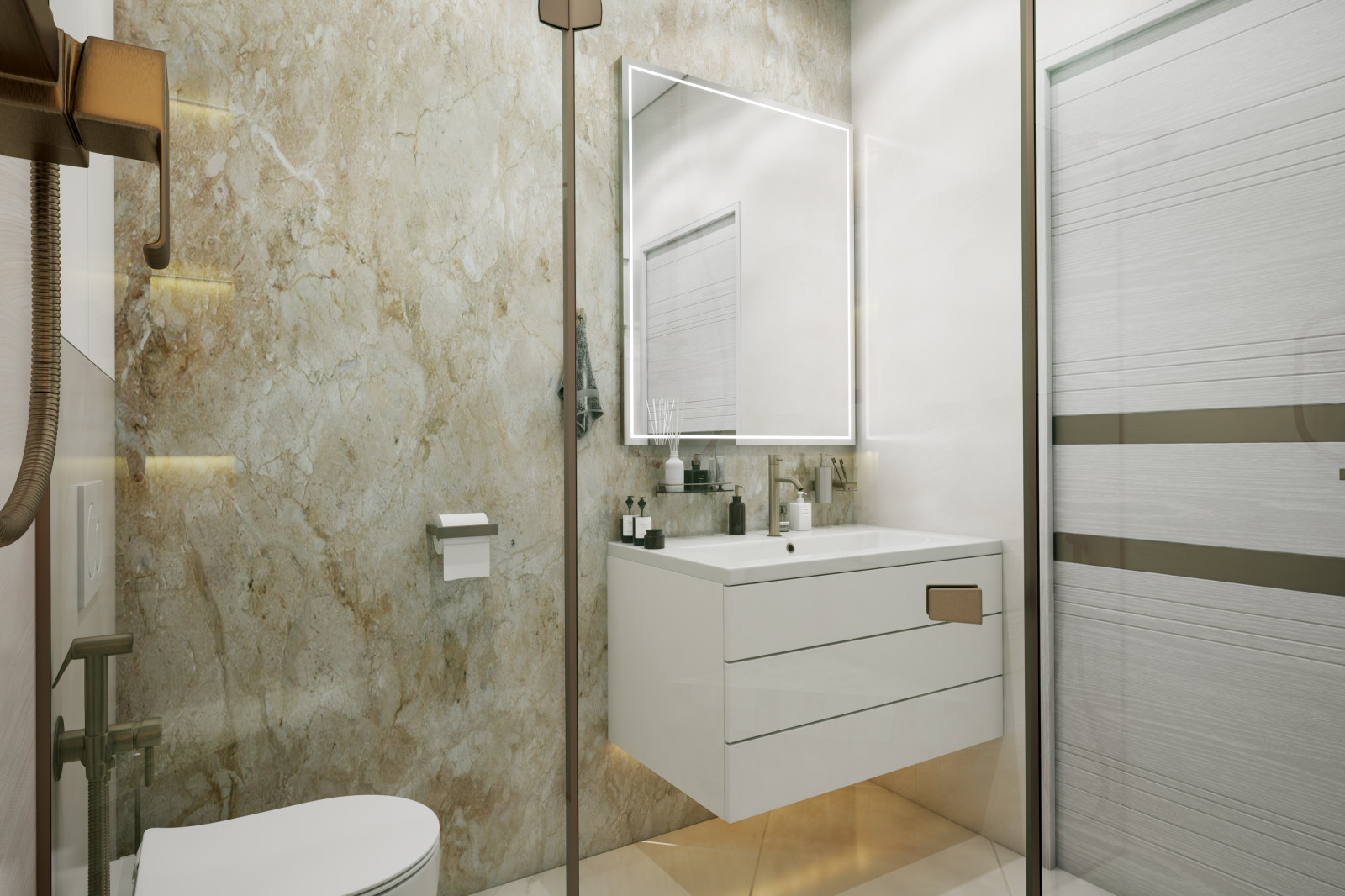 Трёхкомнатная квартира. 100 кв.м.