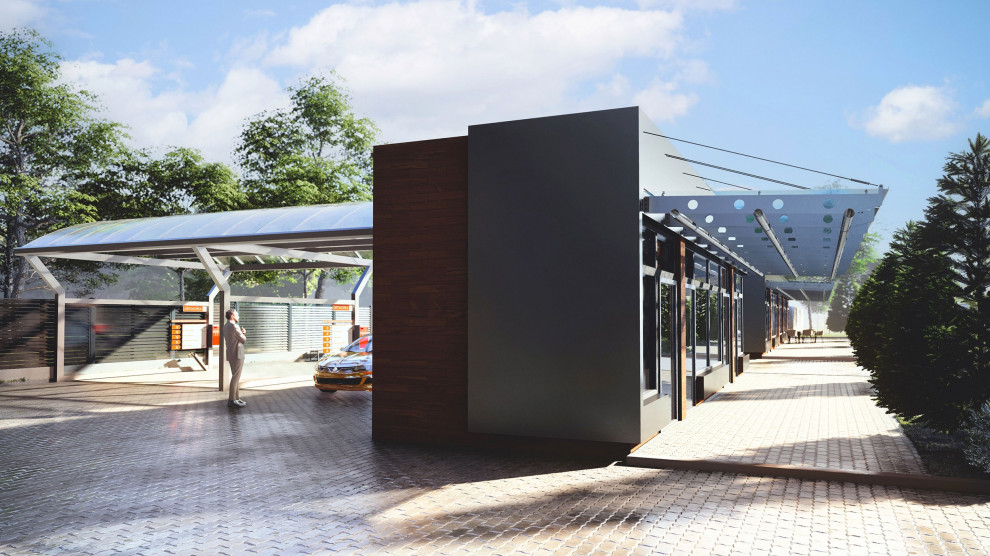 Торговый комплекс и автомойка