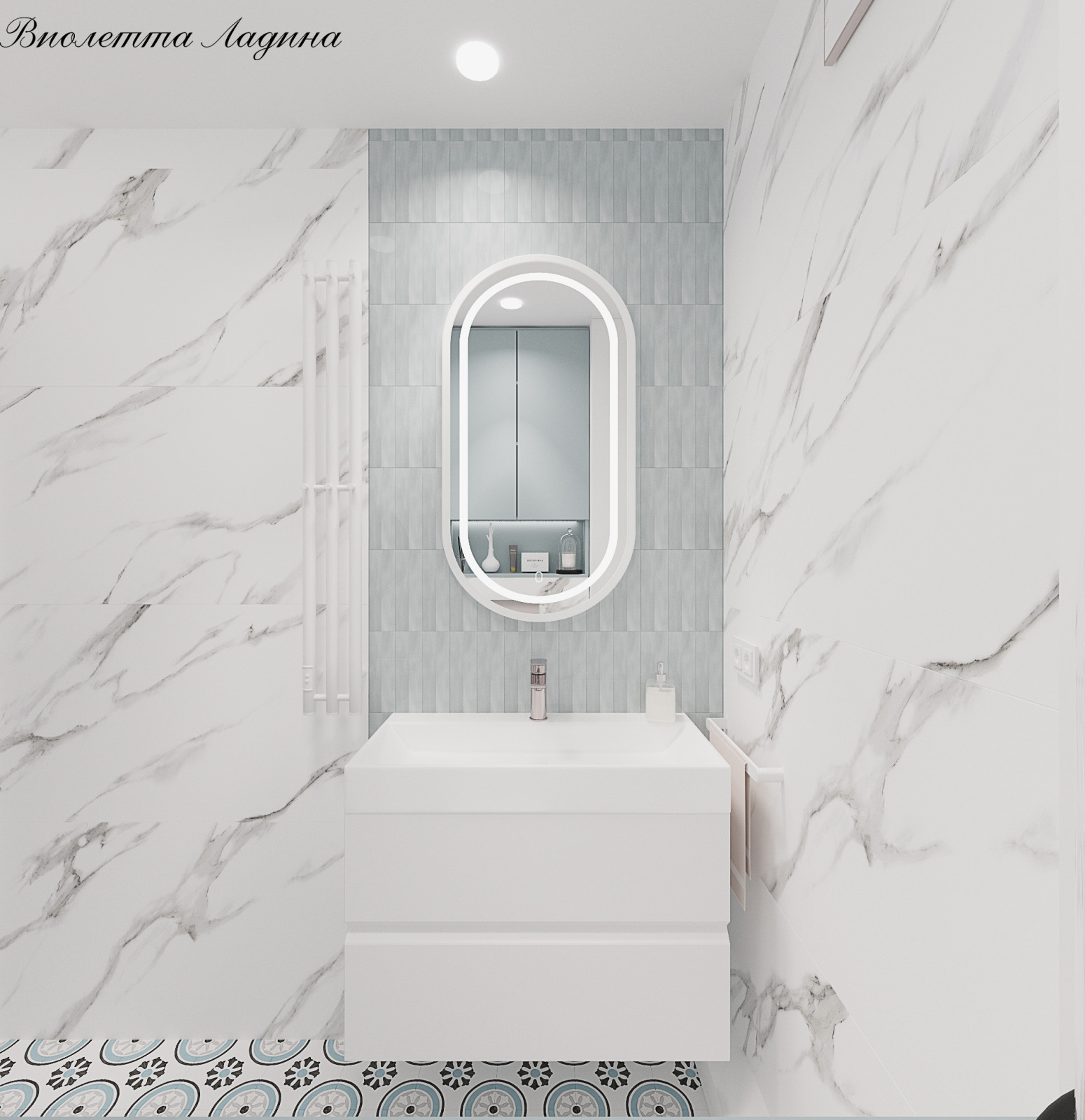 Квартира  в светлых тонах.. Двушка.