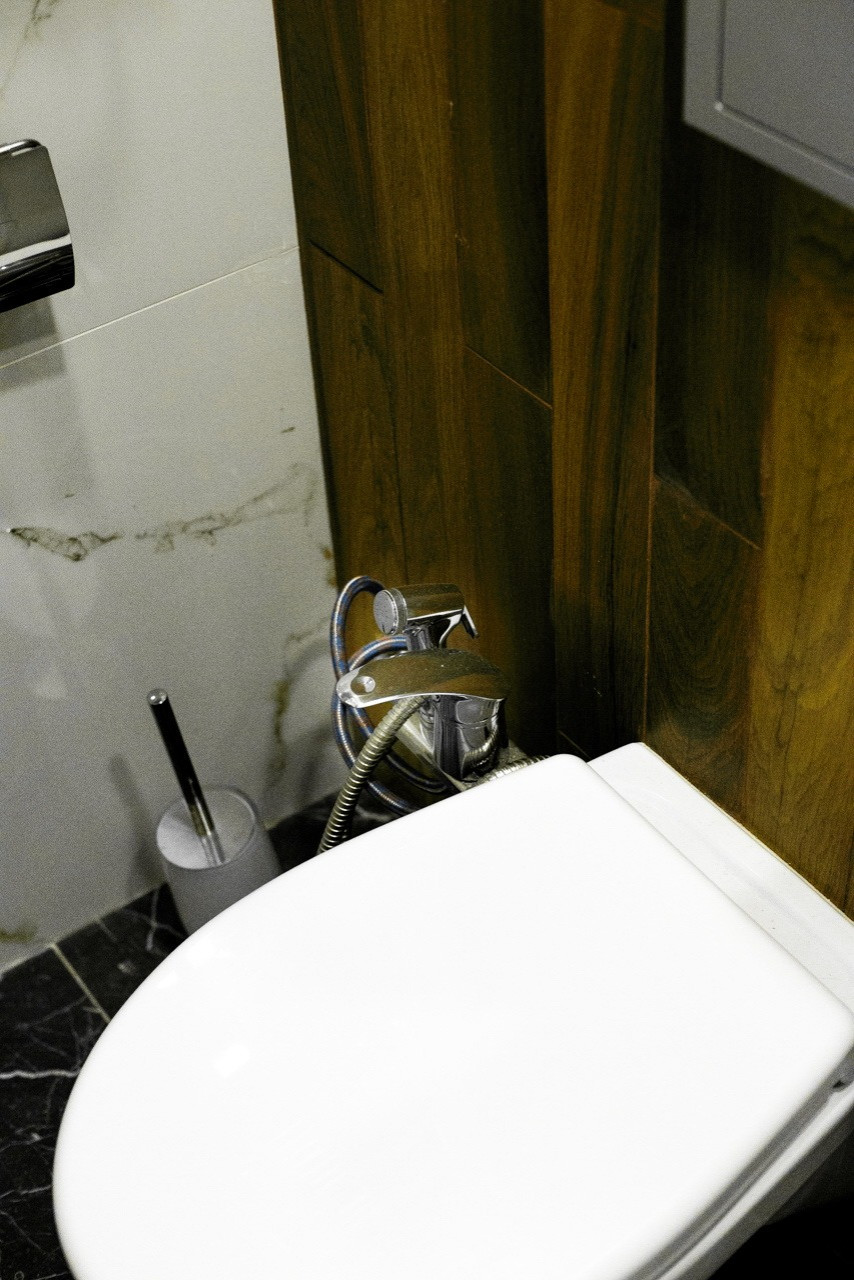 Санузел2-х комнатной студии, квартиры в Сочи ул.Фабрициуса