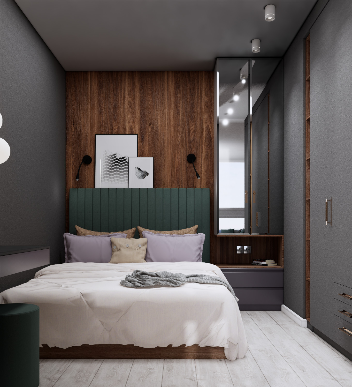 Спальня, скрытая от чужих глаз