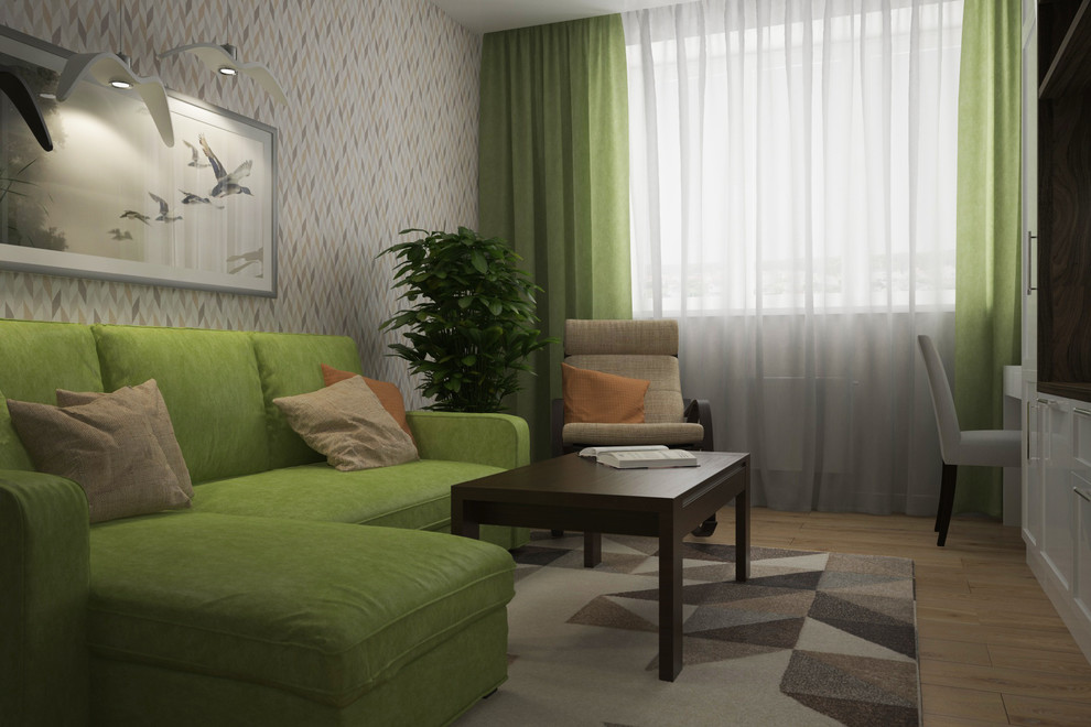 Дизайн проект однокомнатной квартиры