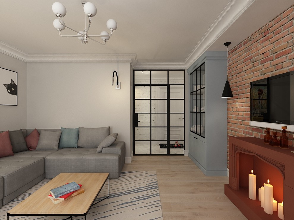 Квартира с камином