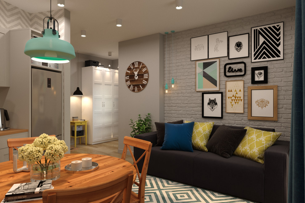 Квартира в сером