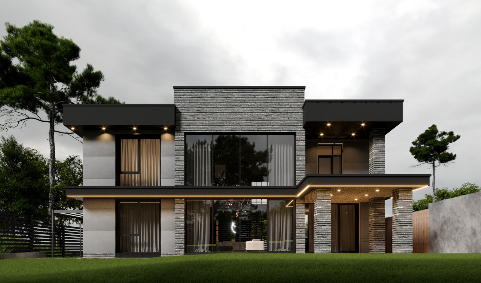 Portrait House. Дом на участке в селе Мирное в Симферополе