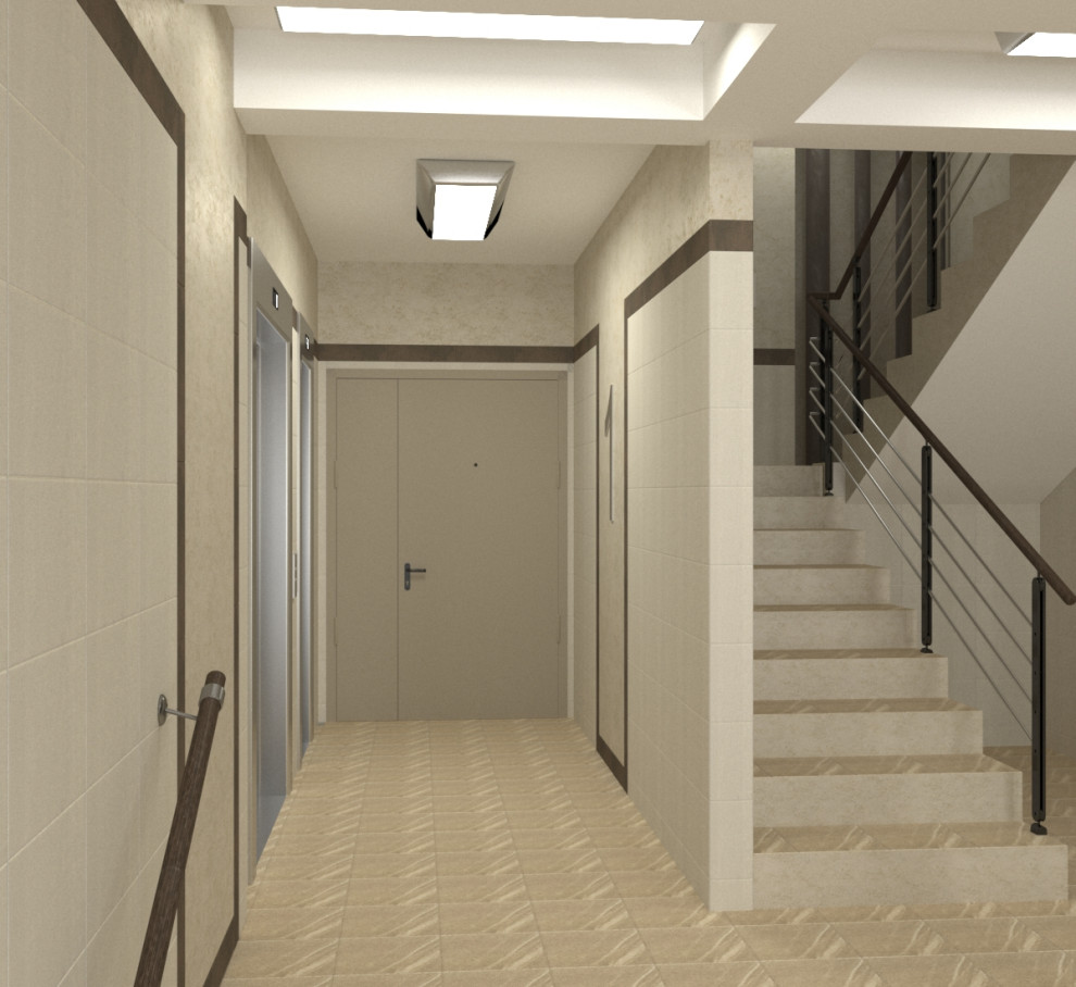 Визуализации подъезда в Печатниках