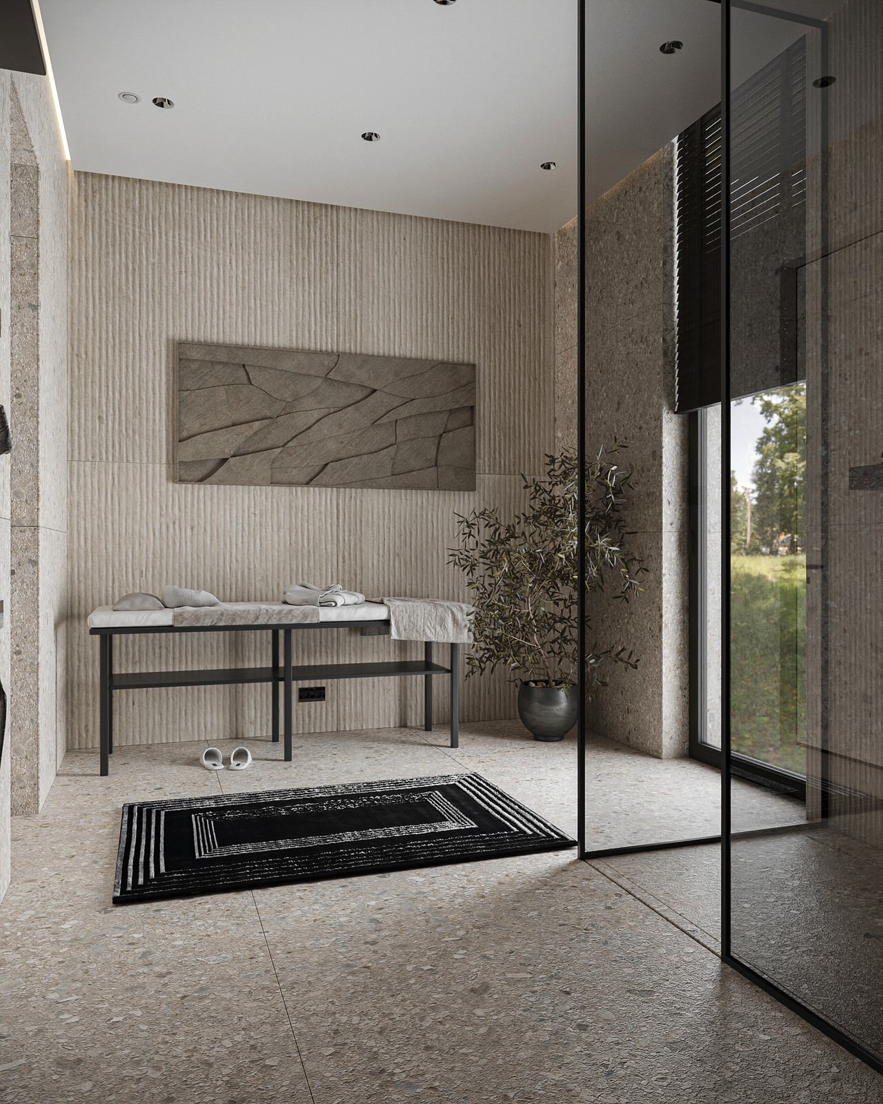 Интерьер спа зоны