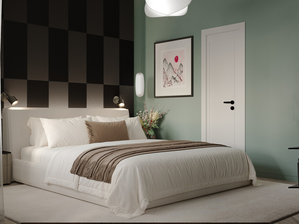 Обложка проекта: Спальня с японским акцентом.