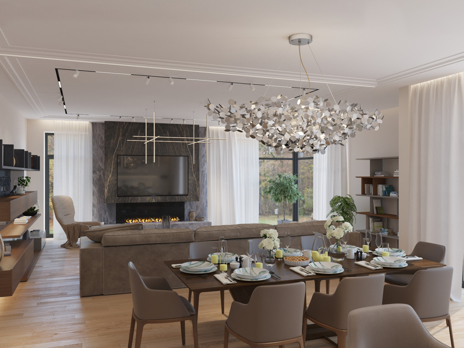 Интерьер загородного дома в Абакане.