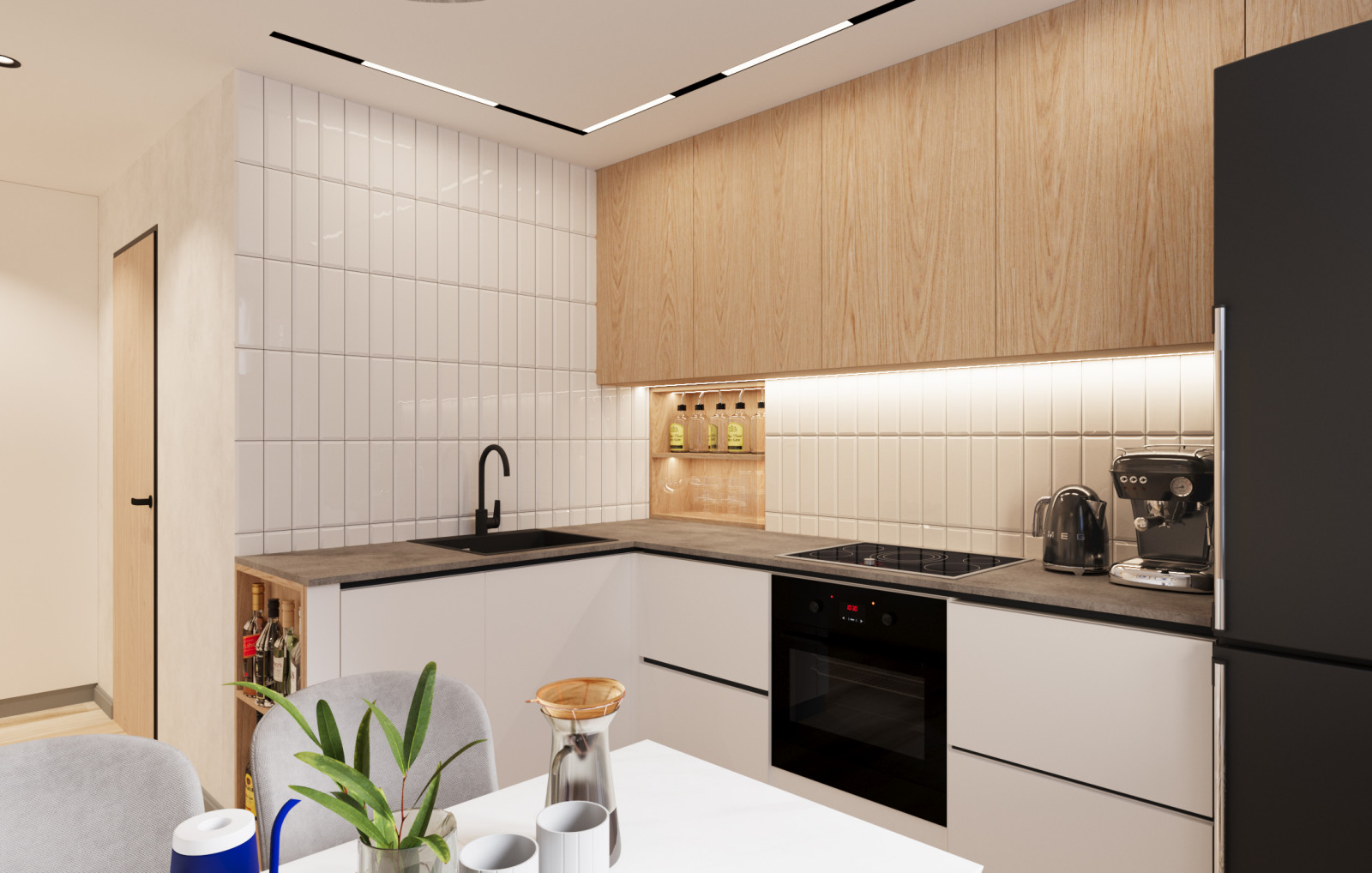 Двухкомнатная квартира с мужским характером