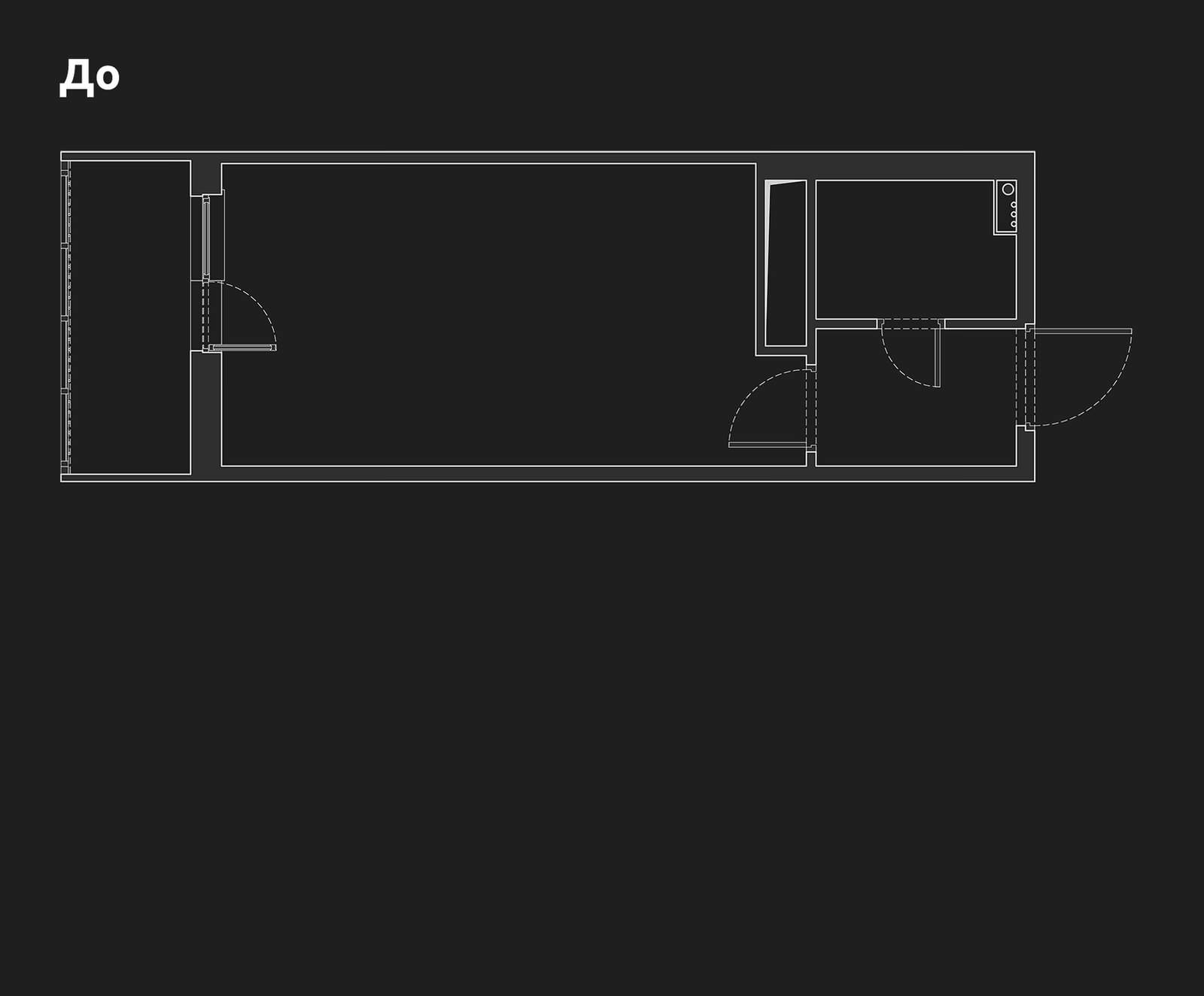 Обложка проекта: ЖК Философия, 27.5 м²