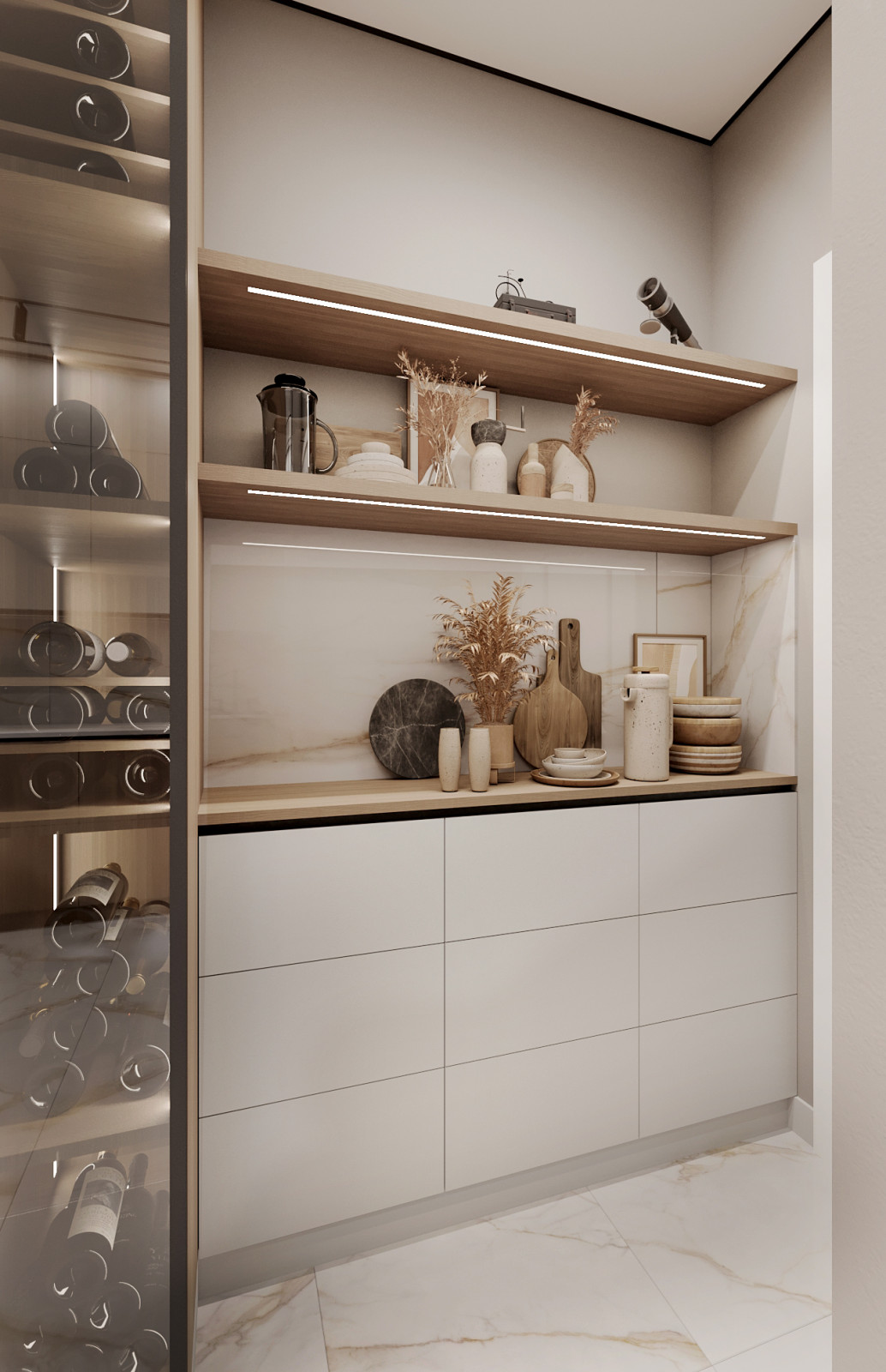 Дизайн ванной комнаты и кухни для молодой семьи