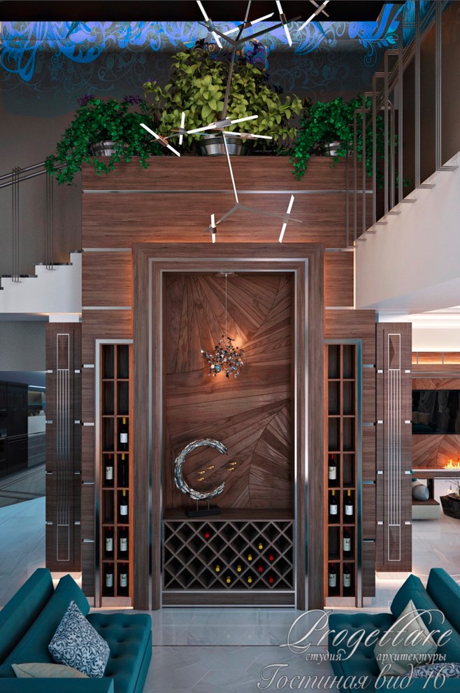 Загородный дом с двухсветной гостиной