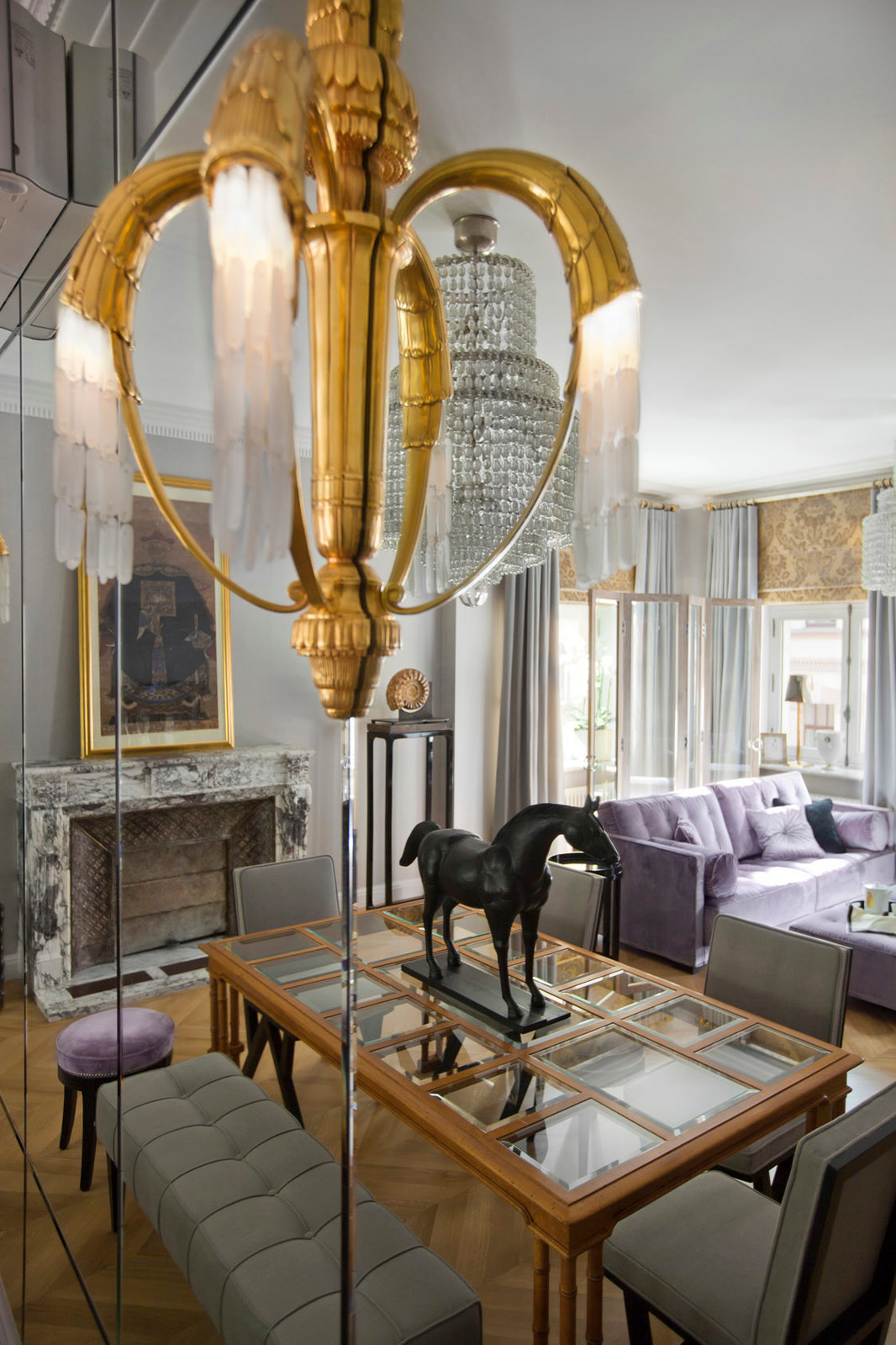 В серой дымке