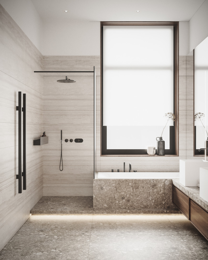 The Whale – Minimalist modern bathroom