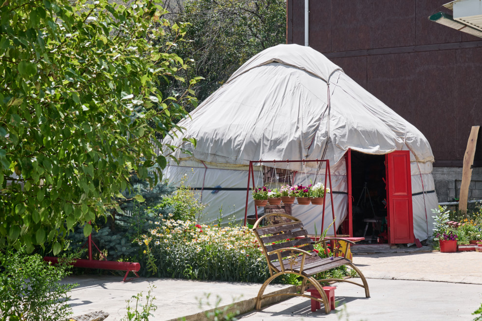 Обложка проекта: Юрта. Кыргызстан