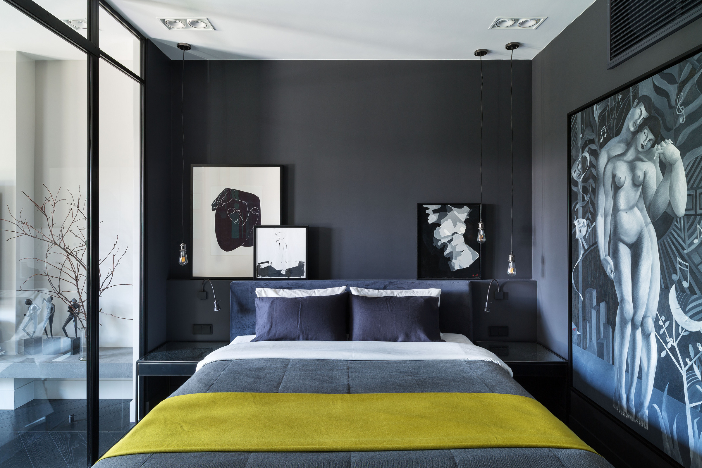 Houzz тур: Апартаменты, наполненные современным искусством