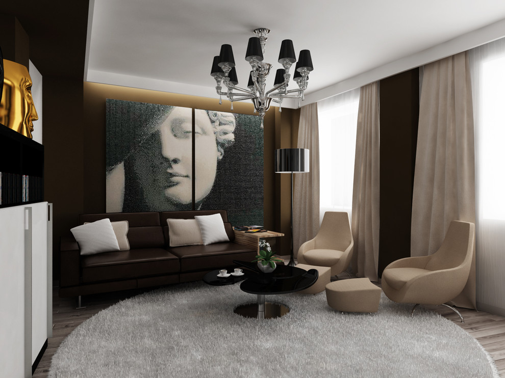 Обложка проекта: Интерьер в современном стиле для брутального мужчины