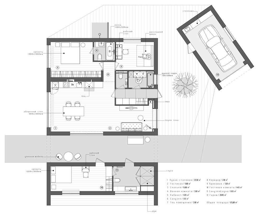 Houzz Латвия: Дом из амбарной доски и стали