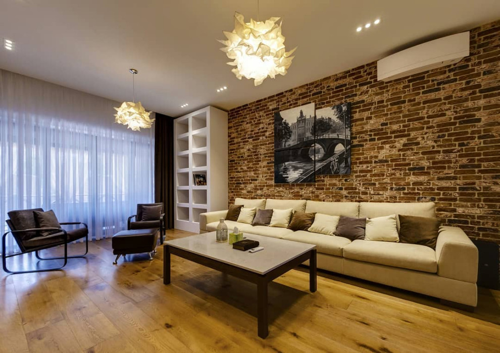 Реализация проекта "Аристократический лофт" дом в три уровня, г.Краснодар