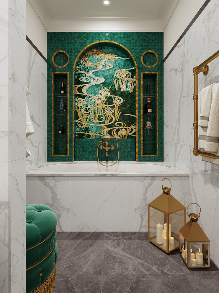 Ванная в классическом стиле