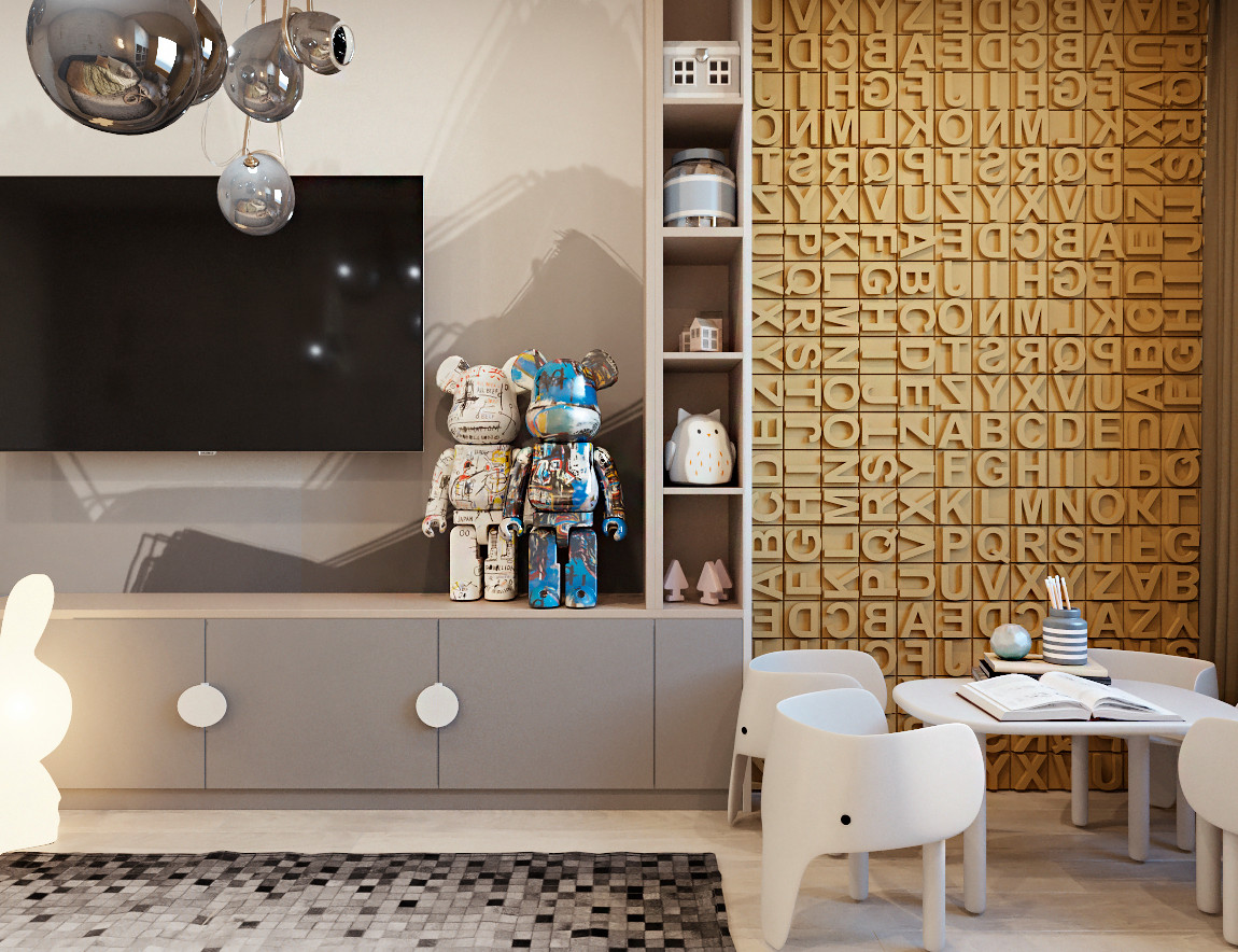 Проект интерьера в современном стиле для современной семьи