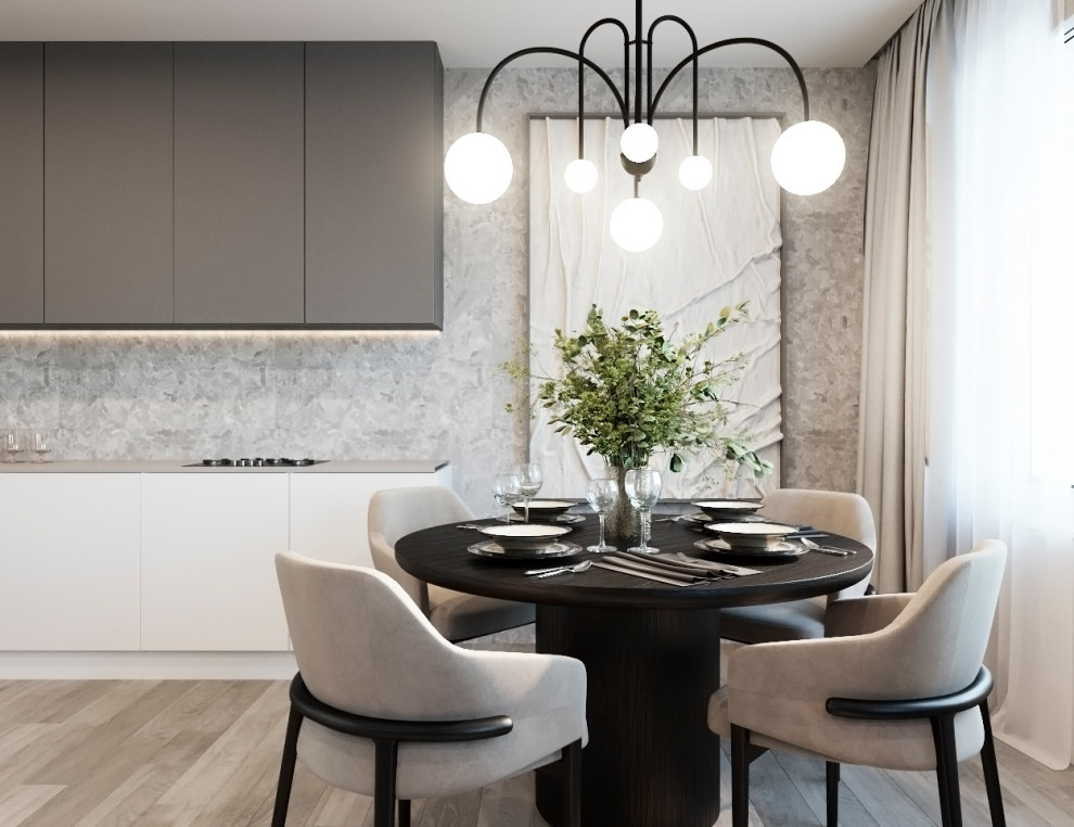 Интерьер в черно-белом цвете