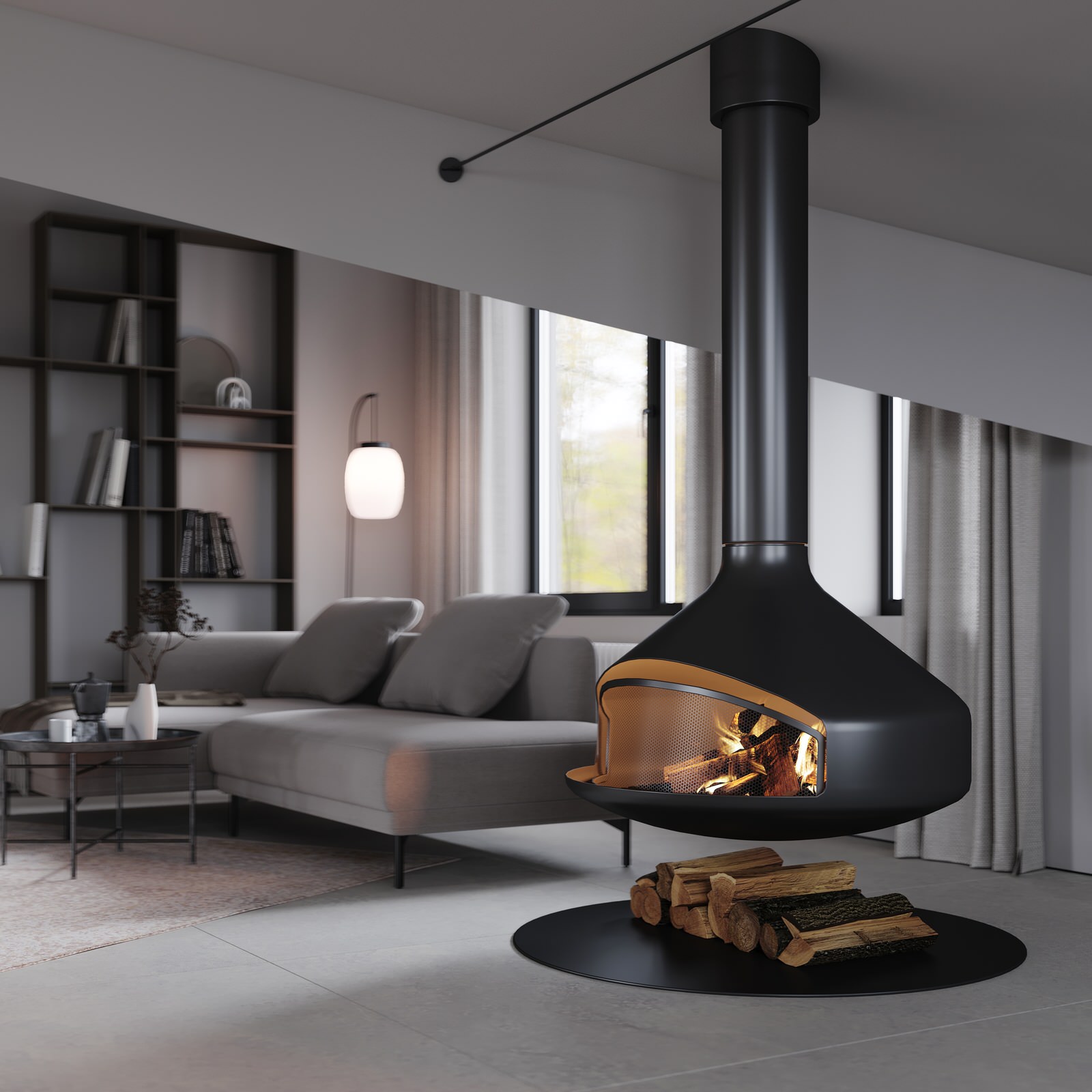 Каминная зона