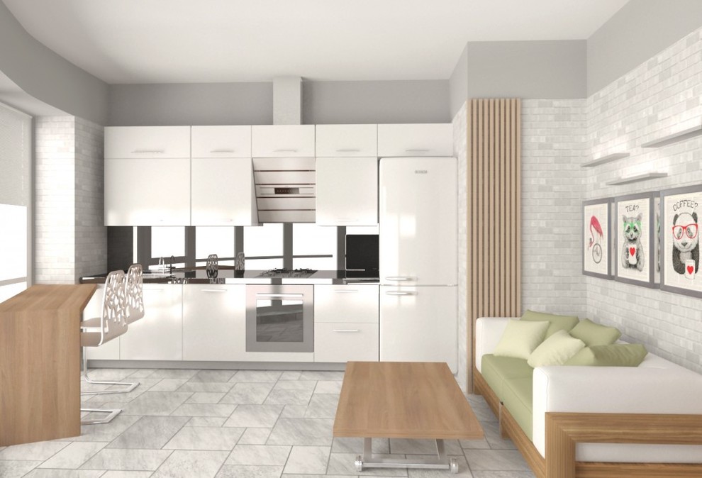 Обложка проекта: кухня в современном стиле