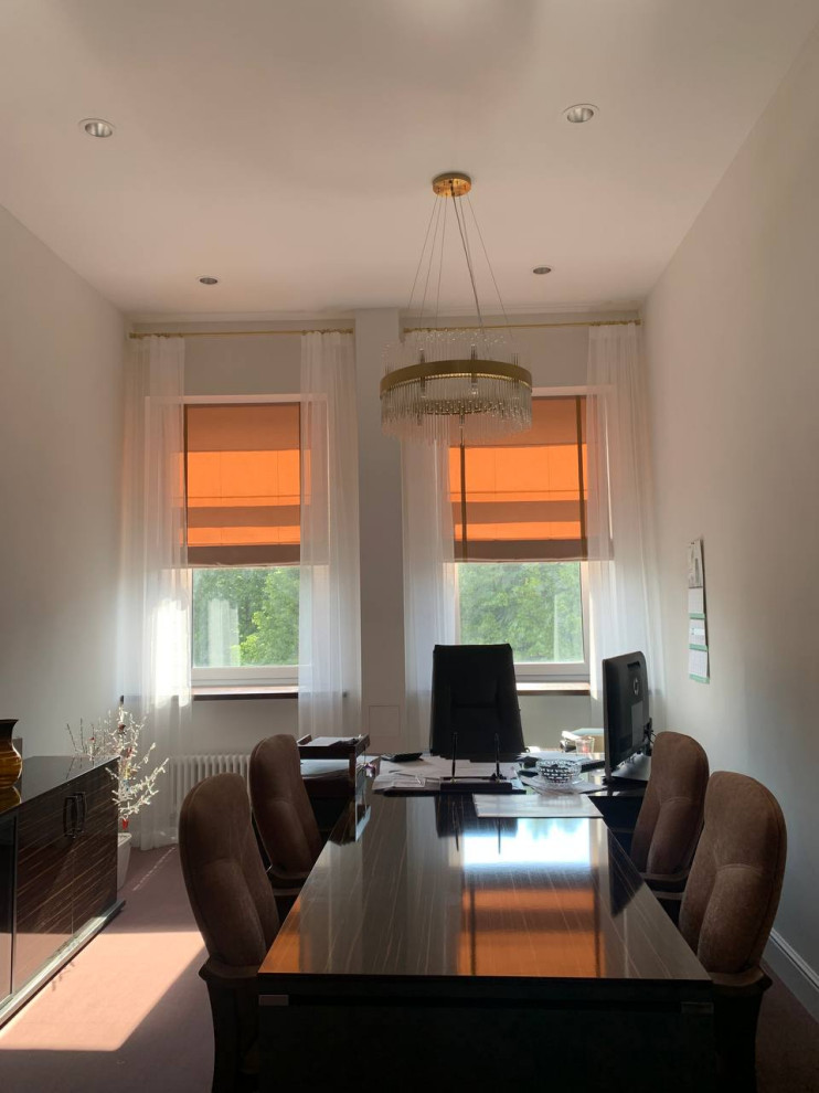 Римские шторы в офис