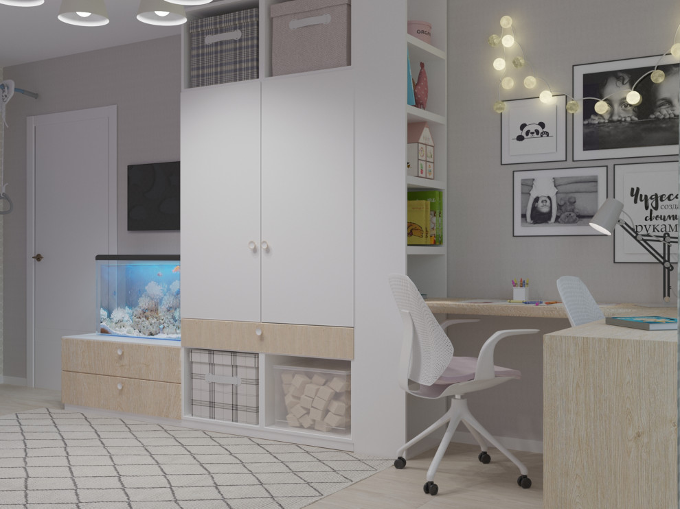 Обложка проекта: Детская для брата и сестры