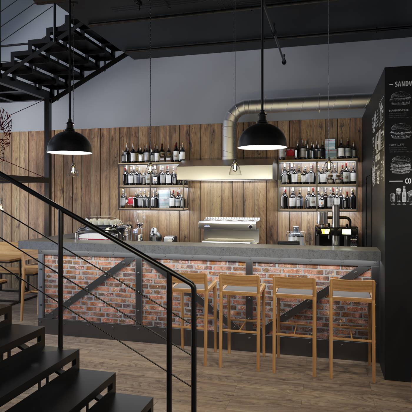 Кафе-бургерная в деловом комплексе «Основа центр»