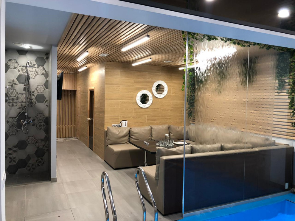 Обложка проекта: Интерьер сауны в комплексе "Аква-Лайф"