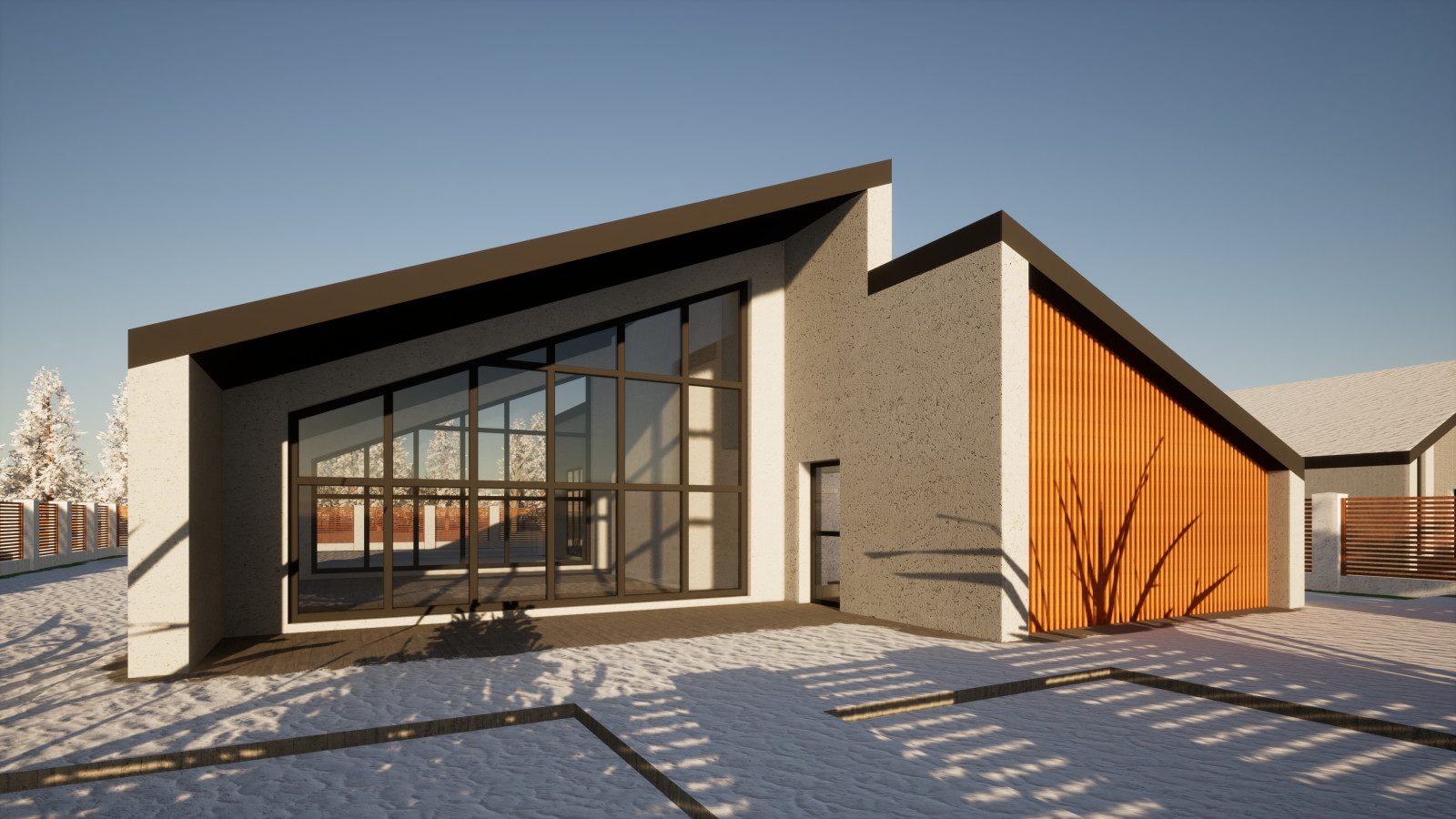 Барнхаус в газобетоне