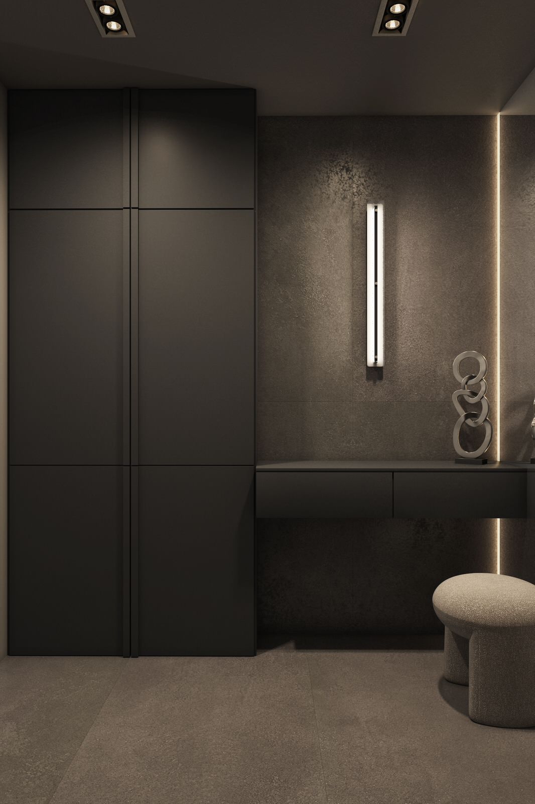 Дизайн проект подвального помещения 127м²