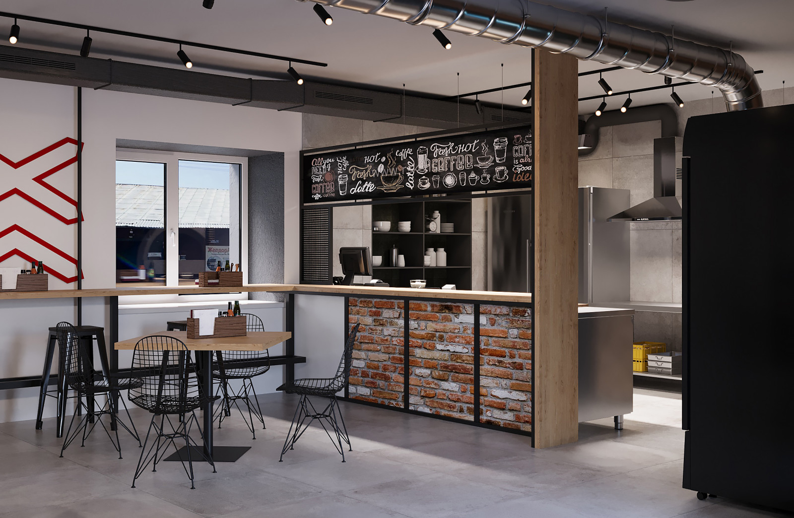 Пиццерия "Станция 9/1" с летней верандой в Томске