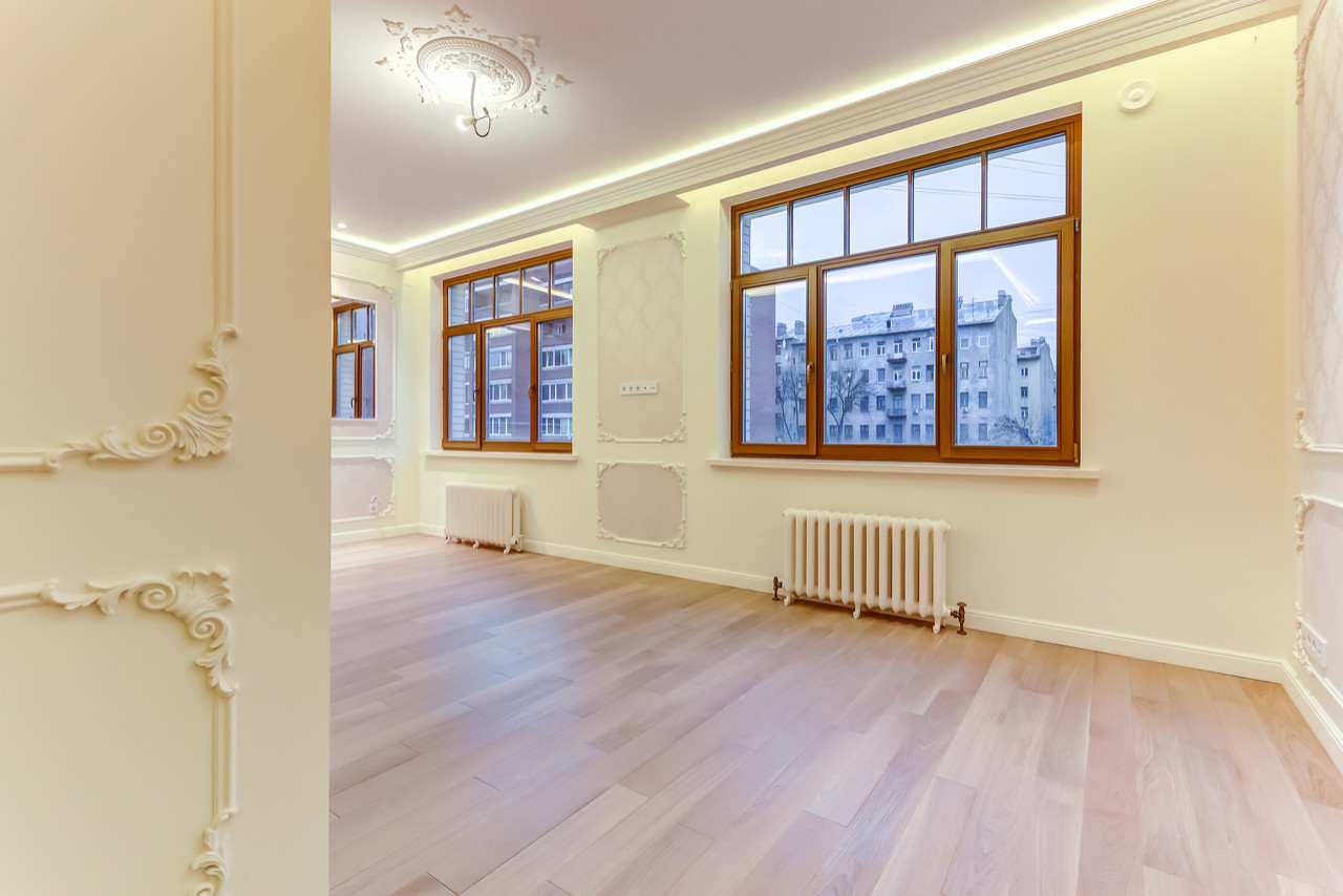 Ремонт 4-х комнатной квартиры в классическом стиле