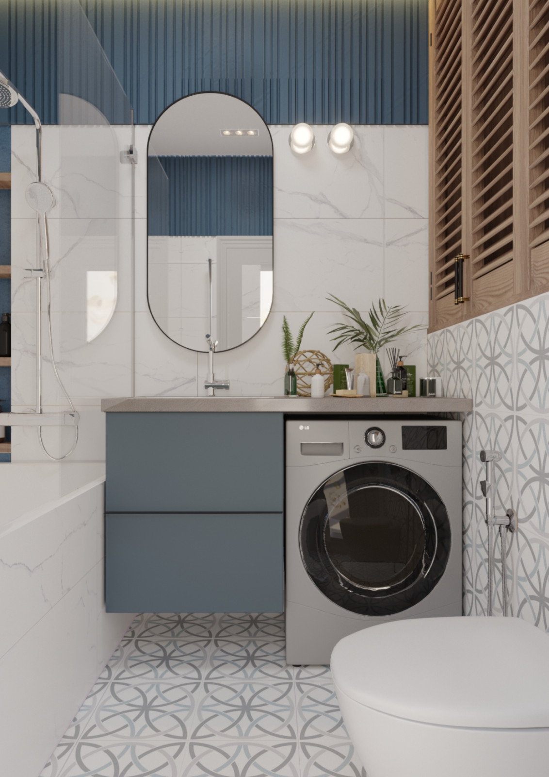 Обложка проекта: Старый жилой фонд  75 м.кв.