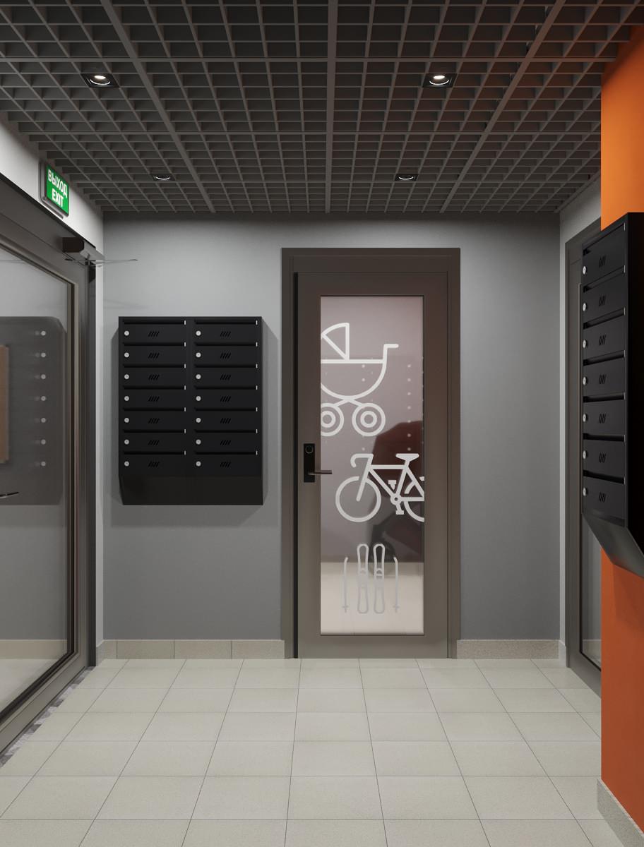 Дизайн подъезда многоквартирного дома в Уфе