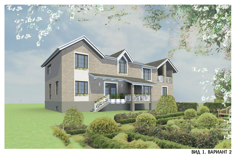 Проект террасы в доме. Декорирование фасадов