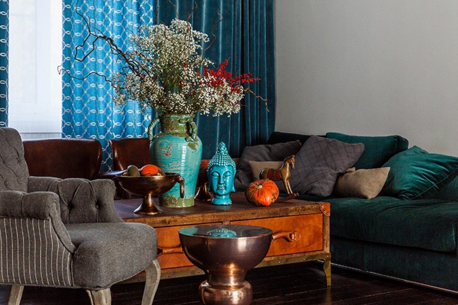 Houzz тур: Дом ярких орнаментов для собирателя древностей из Краснодара