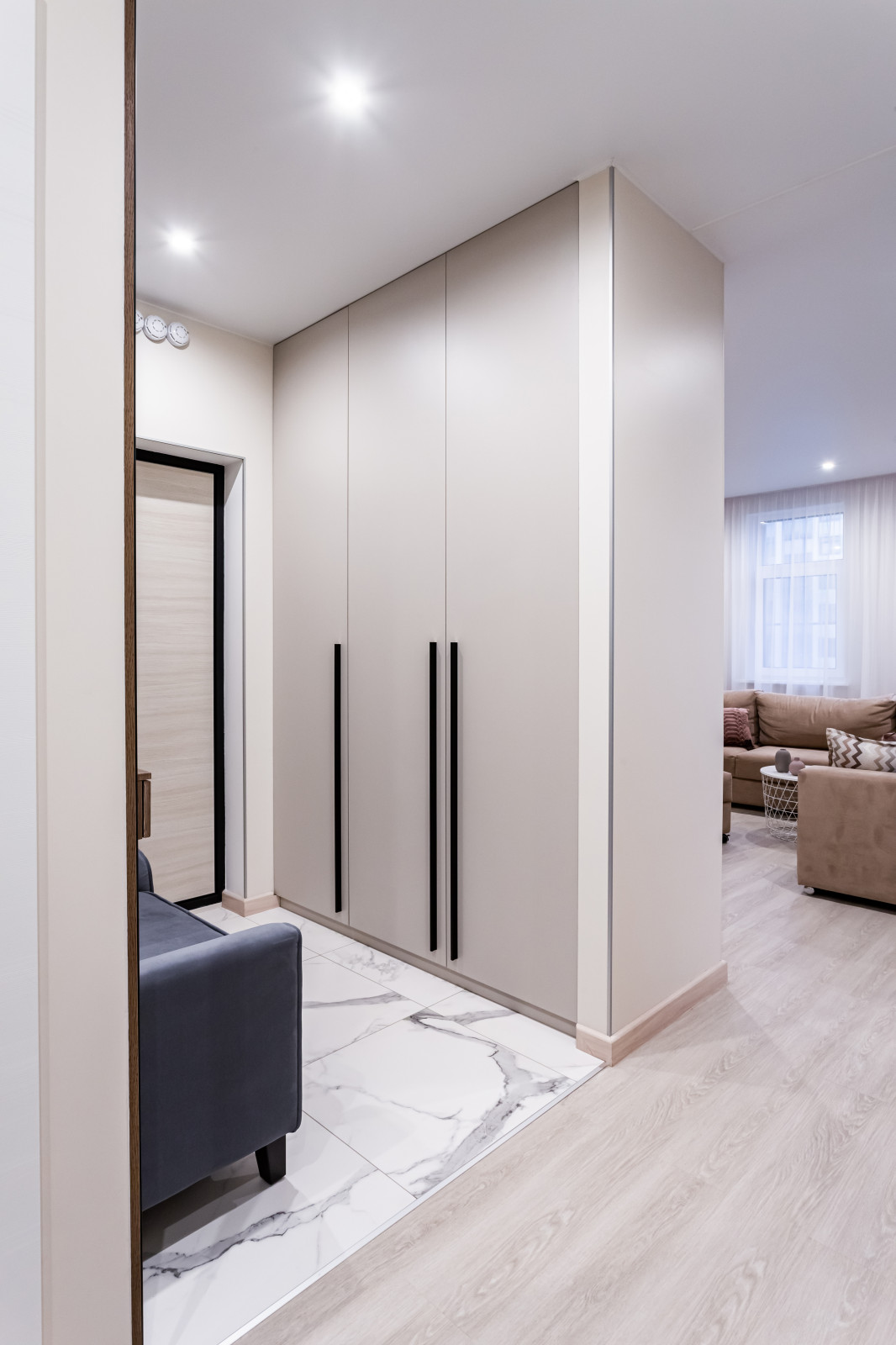 Квартира в теплых тонах