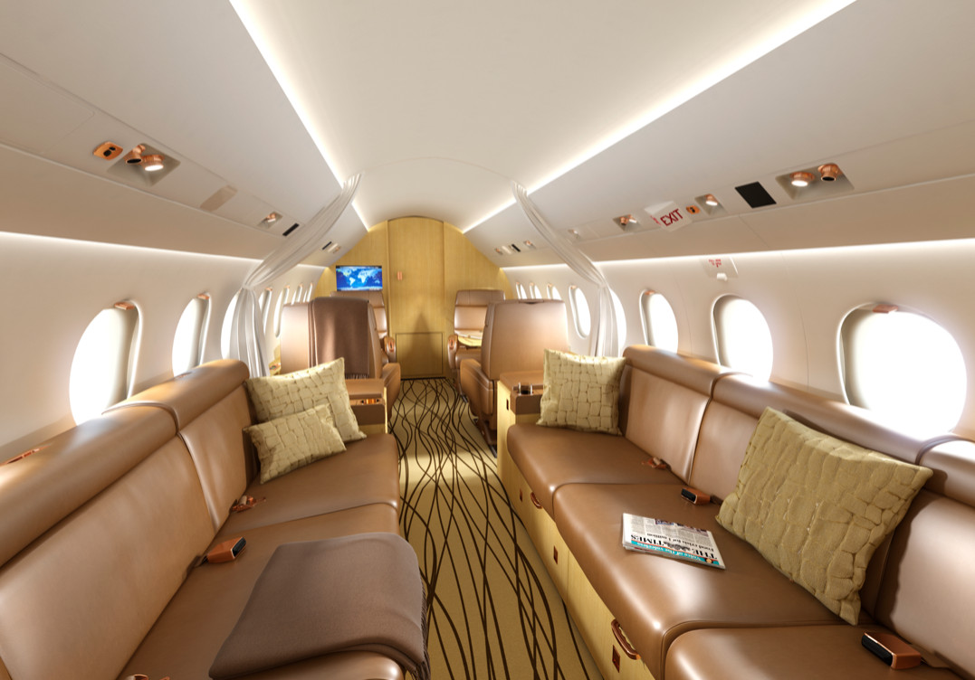 FALCON 2000 Private Aircraft Interior