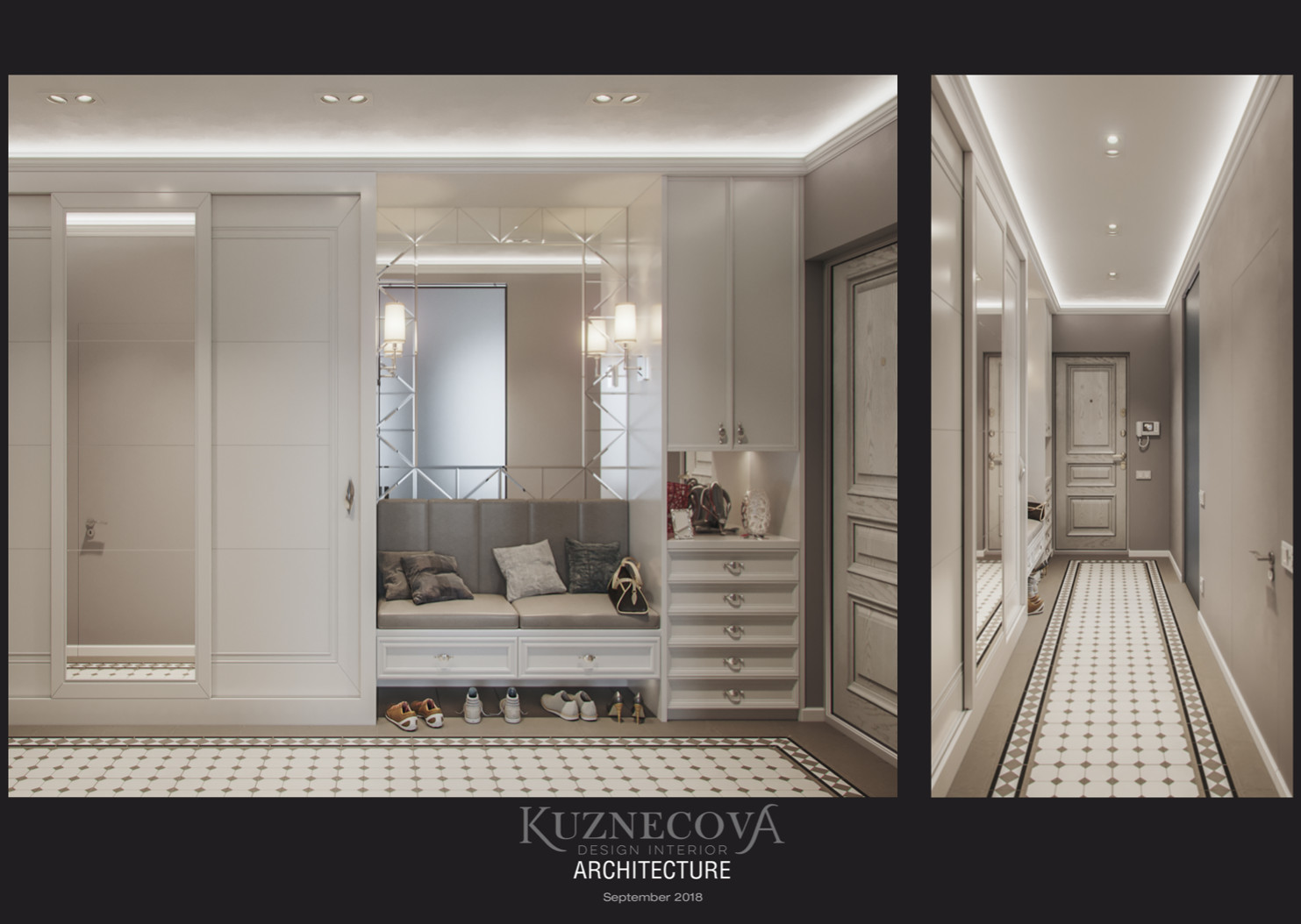 Дизайн проект квартиры 84 кв.м.